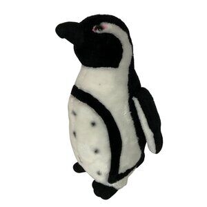 The Petting Zoo 1994 Spotted Penguin Plush Black White Stuffed Animal Vintage
